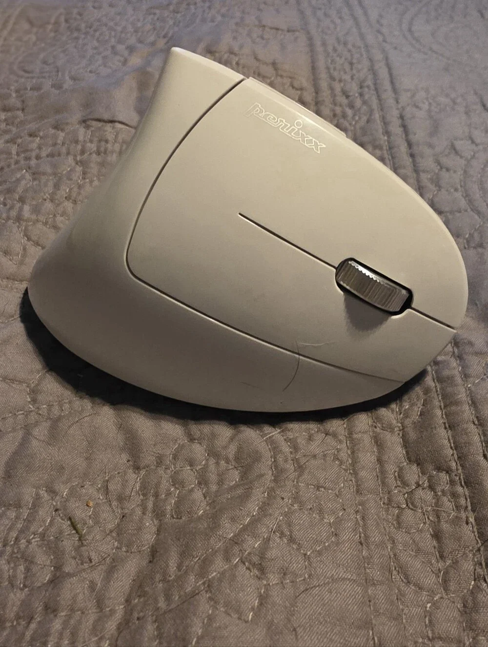 Perixx PERIMICE-813W Bluetooth Vertical Mouse - Wireless 3-in-1 Multi-Device Spe